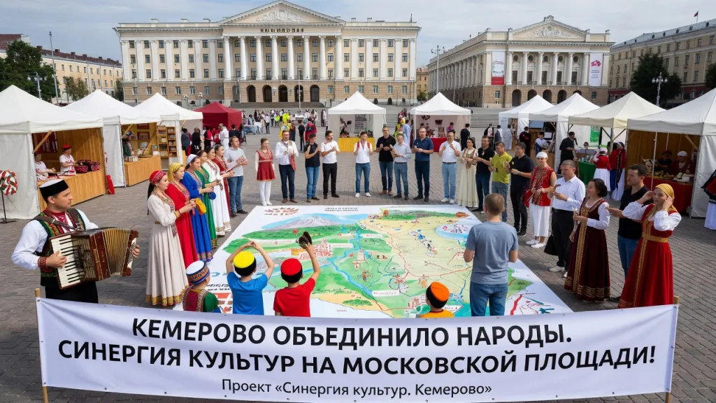 Кемерово объединило народы. Синергия культур на Московской площади!