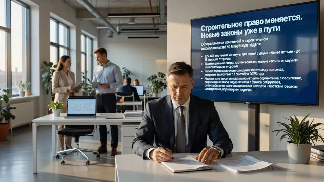 Строительное право меняется. Новые законы уже в пути